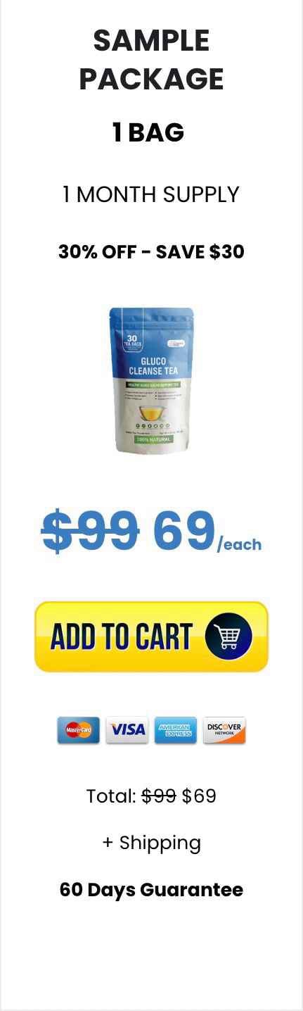 Gluco Cleanse Tea 1 bottle price